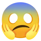 faccina confusa + faccina terrorizzata