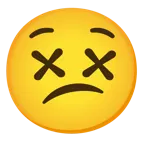 faccina confusa + faccina frastornata
