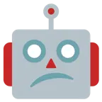 faccina confusa + faccina di robot