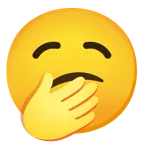faccina confusa + faccina che sbadiglia