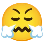faccina frustrata + faccina che sbuffa