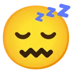 faccina frustrata + faccina che dorme