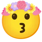 kissing face + tulip
