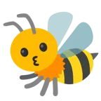 kissing face + honeybee