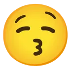 kissing face + drooling face