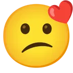 face blowing a kiss + confused face