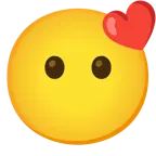 face blowing a kiss + face without mouth