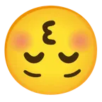 kissing face with closed eyes + upside-down face