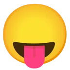 face with tongue + face without mouth