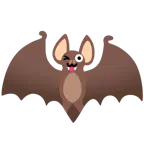 faccina che fa l’occhiolino e mostra la lingua + pipistrello