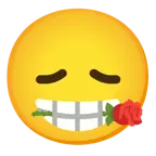 faccina delusa + rosa