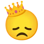 faccina delusa + corona