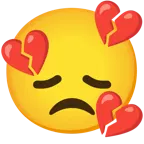faccina delusa + cuore infranto
