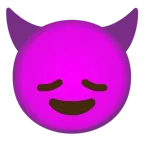 faccina delusa + faccina con sorriso e corna