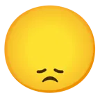 disappointed face + disappointed face