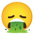 faccina delusa + faccina che vomita