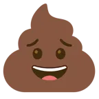 faccina preoccupata + cacca