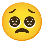 worried face + worried face