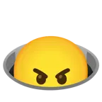 faccina arrabbiata + buco