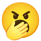 faccina arrabbiata + faccina che sbadiglia