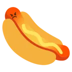 faccina accigliata + hot dog