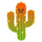 faccina accigliata + cactus