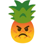 faccina accigliata + ananas