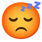 faccina accigliata + faccina che dorme