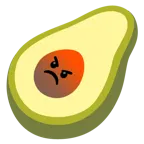 faccina accigliata + avocado