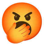 faccina accigliata + faccina che sbadiglia