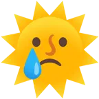 faccina che piange + faccina sole