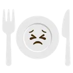 faccina perseverante + piatto e posate
