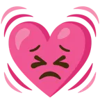 faccina perseverante + cuore che batte