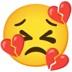 faccina perseverante + cuore infranto