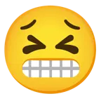faccina perseverante + faccina con smorfia