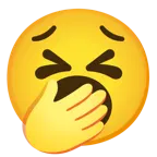 faccina perseverante + faccina che sbadiglia
