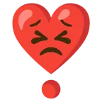 faccina perseverante + punto esclamativo a cuore
