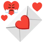 faccina che sbuffa + lettera d’amore