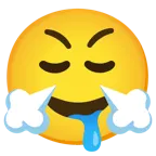 faccina che sbuffa + faccina che sbava