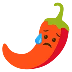 faccina delusa ma sollevata + peperoncino