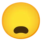 faccina imbronciata con bocca aperta + faccina senza bocca