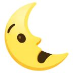 faccina angosciata + faccina ultimo quarto di luna
