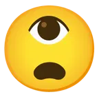 faccina angosciata + occhio