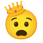 faccina angosciata + corona