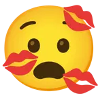 faccina angosciata + impronta della bocca