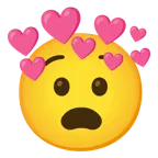 faccina angosciata + cuore con freccia