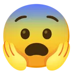 faccina angosciata + faccina terrorizzata