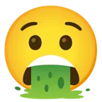 faccina angosciata + faccina che vomita