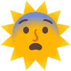 faccina impaurita + faccina sole