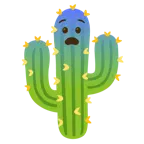 faccina impaurita + cactus